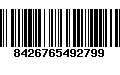 Código de Barras 8426765492799