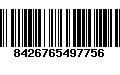 Código de Barras 8426765497756
