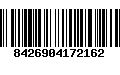 Código de Barras 8426904172162