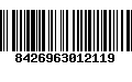 Código de Barras 8426963012119