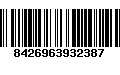 Código de Barras 8426963932387
