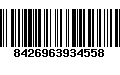 Código de Barras 8426963934558