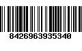 Código de Barras 8426963935340