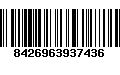 Código de Barras 8426963937436