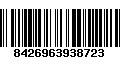 Código de Barras 8426963938723