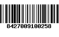 Código de Barras 8427009100258