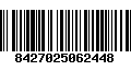 Código de Barras 8427025062448