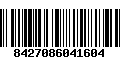 Código de Barras 8427086041604