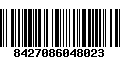 Código de Barras 8427086048023