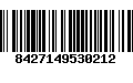 Código de Barras 8427149530212