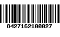Código de Barras 8427162100027