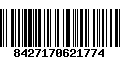 Código de Barras 8427170621774