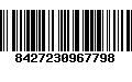 Código de Barras 8427230967798