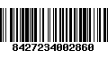 Código de Barras 8427234002860