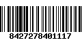 Código de Barras 8427278401117