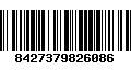 Código de Barras 8427379826086