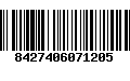 Código de Barras 8427406071205