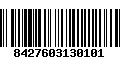 Código de Barras 8427603130101