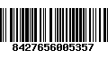 Código de Barras 8427656005357