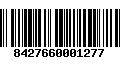 Código de Barras 8427660001277