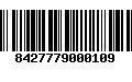 Código de Barras 8427779000109