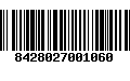 Código de Barras 8428027001060