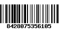 Código de Barras 8428075356105