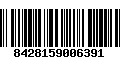 Código de Barras 8428159006391