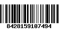 Código de Barras 8428159107494