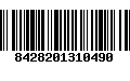 Código de Barras 8428201310490