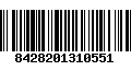 Código de Barras 8428201310551