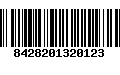 Código de Barras 8428201320123