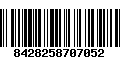 Código de Barras 8428258707052