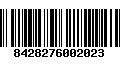 Código de Barras 8428276002023