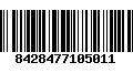 Código de Barras 8428477105011
