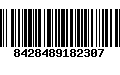 Código de Barras 8428489182307