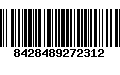 Código de Barras 8428489272312