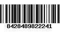 Código de Barras 8428489822241