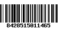 Código de Barras 8428515011465