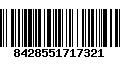 Código de Barras 8428551717321