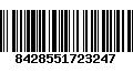 Código de Barras 8428551723247