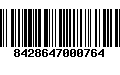 Código de Barras 8428647000764