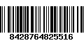 Código de Barras 8428764825516
