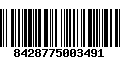 Código de Barras 8428775003491