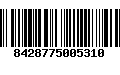 Código de Barras 8428775005310