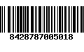 Código de Barras 8428787005018