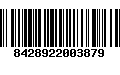 Código de Barras 8428922003879