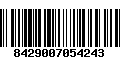 Código de Barras 8429007054243