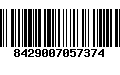 Código de Barras 8429007057374