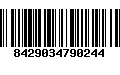 Código de Barras 8429034790244